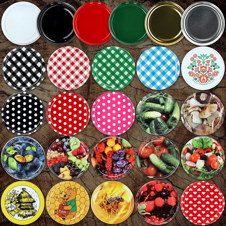 KADAX 20er Set Marmeladengläser 235ml TO82 Winnie puuh, Einmachgläser Vorratsgläser Mason Jar mit Sc