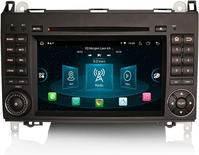 Erisin 8-Kern 4GB + 64GB Android 12 Autoradio mit GPS Navi Für Mercedes A/B Klasse W245 W169 Sprinte