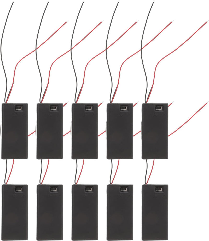 Veemoon 10St Batteriegehäuse 9v batteriefach mit Timer quadratischer Ständer bot batteriekasten Batt