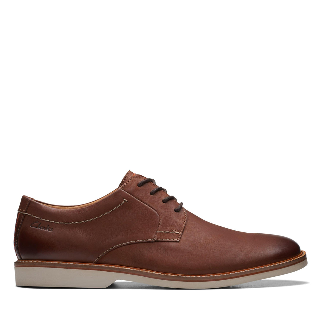 Clarks Herren Atticus Ltlace Oxford, Dark Tan Lea