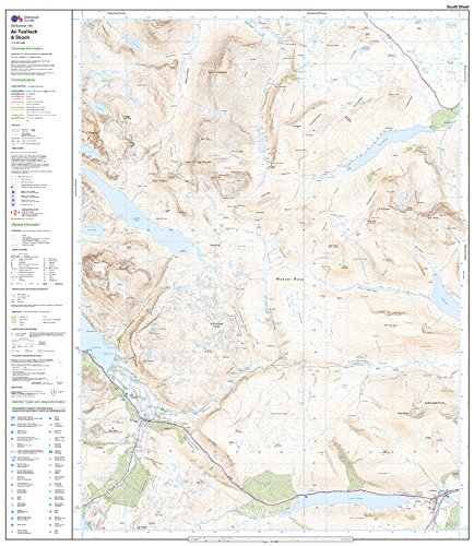 An Teallach and Slioch (OS Explorer Active Map, Band 435), Karte