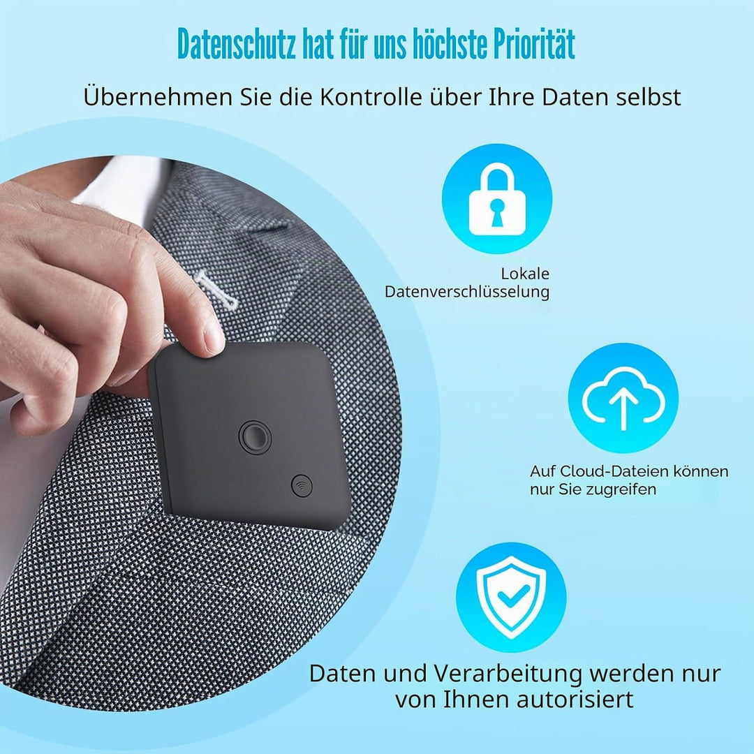 Diktiergerät Voice Recorder – KI-Diktiergerät mit Transkription und Zusammenfassungen mit ChatGPT 4