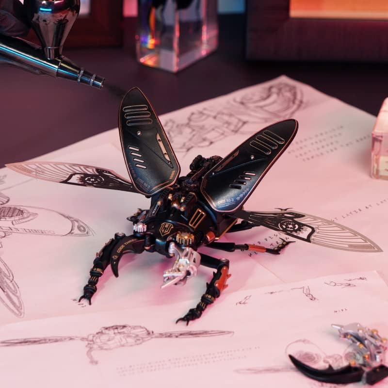 ROKR Käfer Storm Beetle 3D Metall Puzzle Modellbausatz Erwachsen-Steampunk Insekt Figur Sammelbares