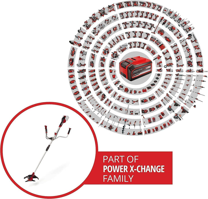 Einhell Akku-Sense Agillo 36/255 BL Power X-Change (Li-Ion, 2 x 18 V, Brushless Front-Motor, elektro