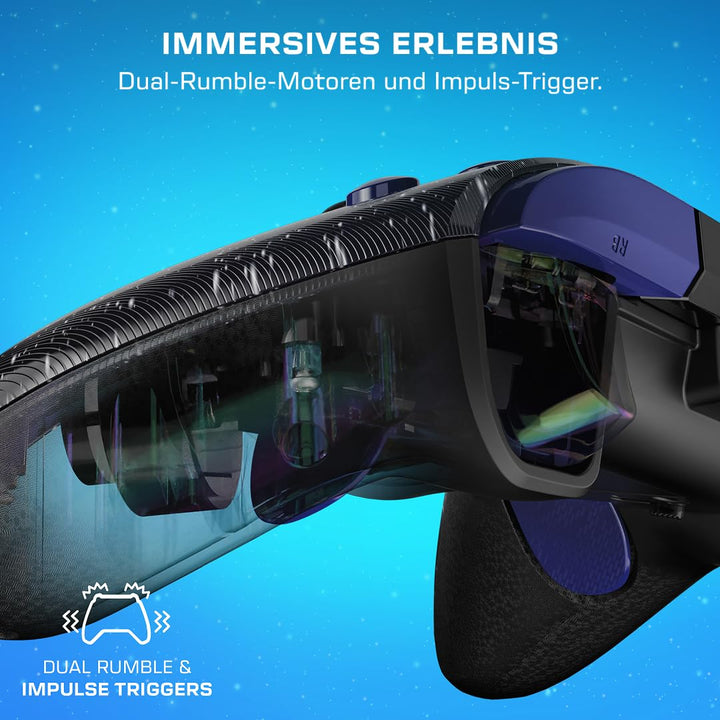 Turtle Beach Rematch Advanced Dark Cosmos Wired Gaming Controller für Xbox und PC – Lentikular, zuwe