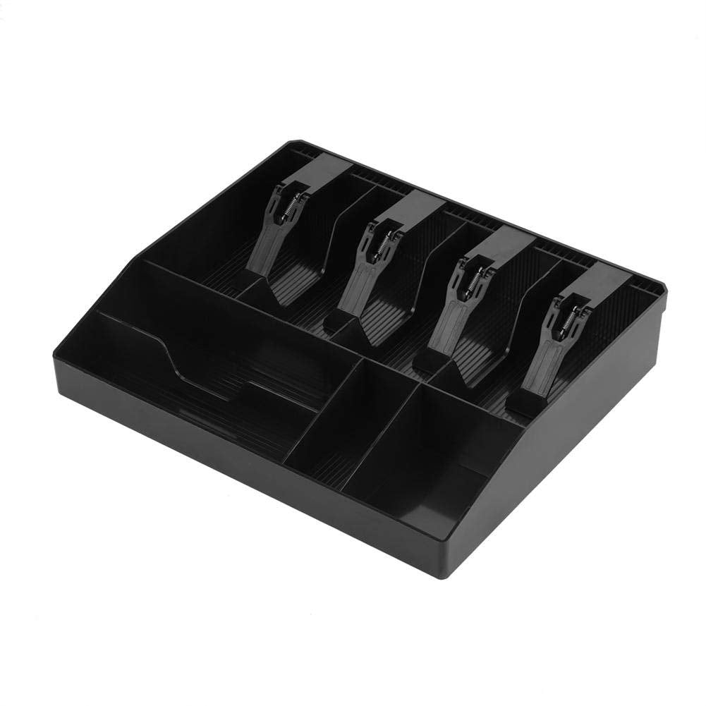 Registrierkasse, 32cmx27cm, 4 Bill 4 Slots Insert Tray Ersatz Geld Münzkasse Ordentlich Aufbewahrung