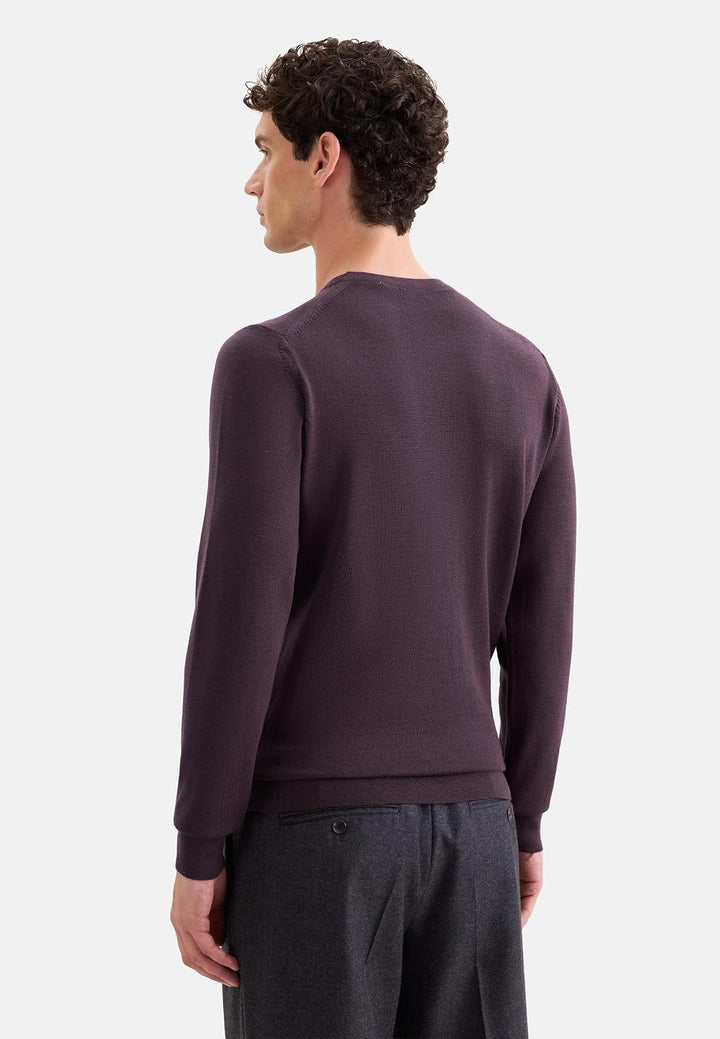 Seidensticker Herren Herren Pullover Strickpullover S Dark Coffee, S Dark Coffee