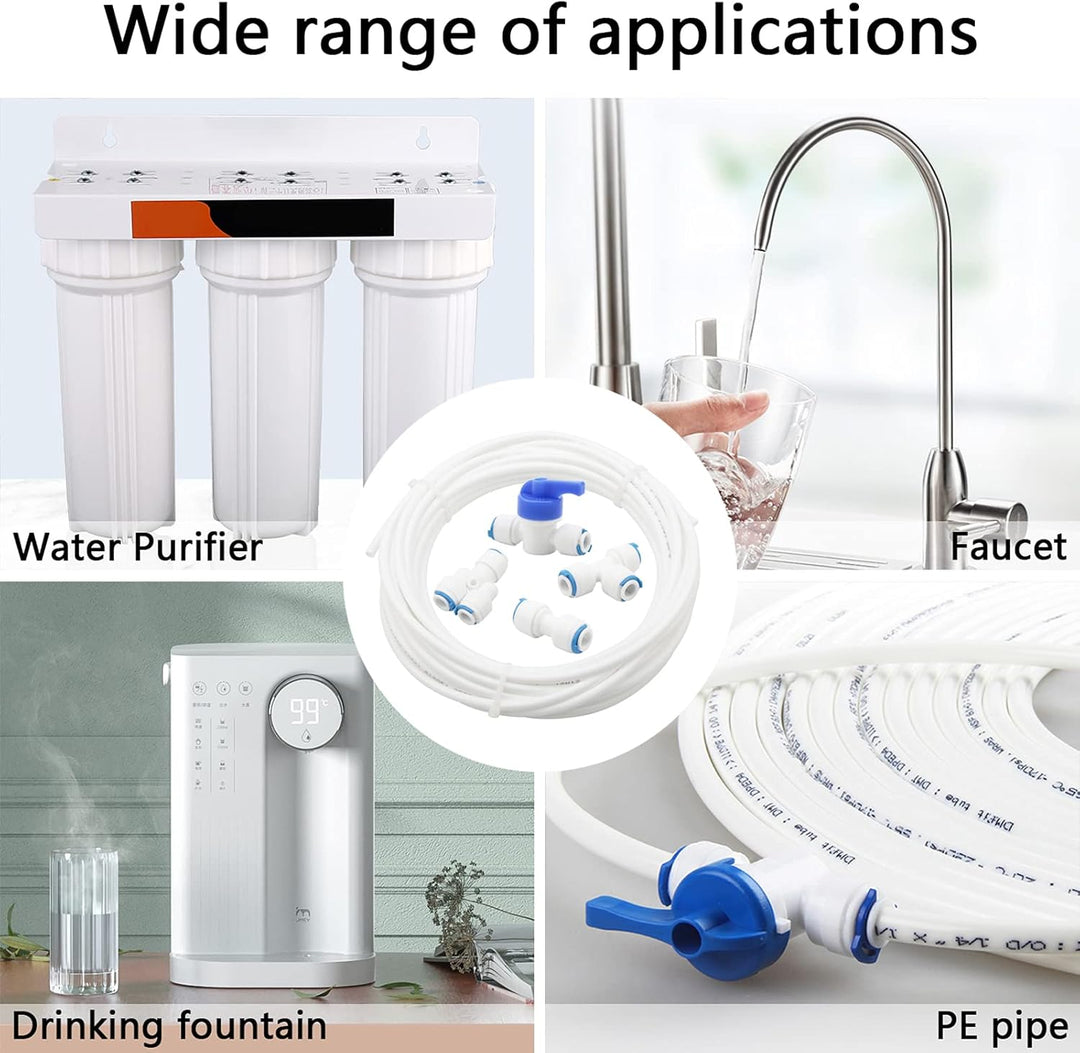 10 m Wasserversorgungsrohr, Kühlschrank Anschluss Set, Kühlschrankfilter Set für Europäischen Stil D