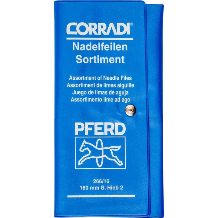 CORRADI-Nadelfeilen-Set, 12-teilig, Schweizer Hieb 2, 160mm, 12314084 – Für die mittelfeine Präzisio