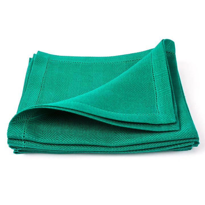 LinenMe Emilia X4 Servietten, 50,8 x 50,8 cm Bosh grün