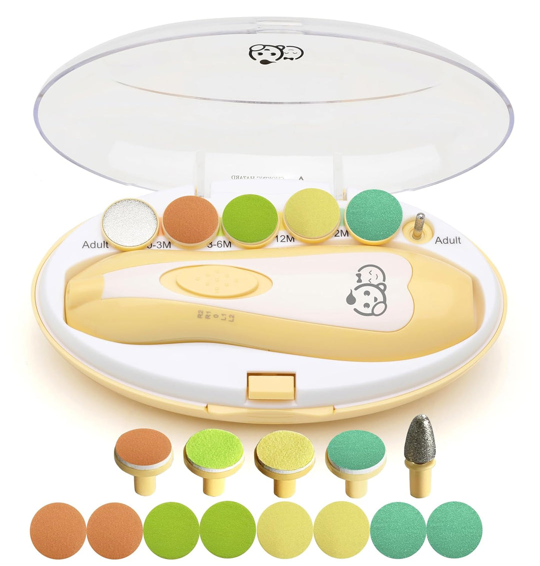 Royal Angels Baby-Nagelfeile 21 in 1, mit zusätzlichen 13 Ersatzwerkzeugen, Baby-Nagel, Baby-Nagelsc