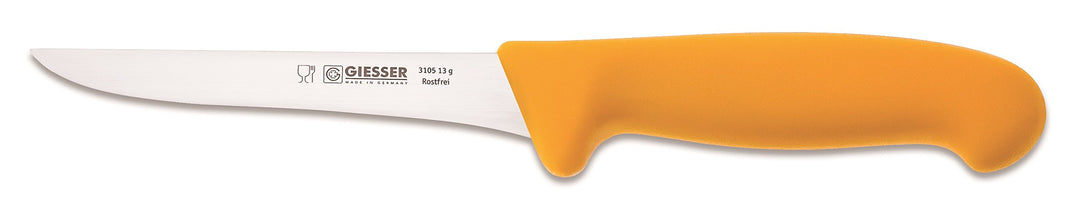 Giesser Messer Ausbeinmesser gelb 13 cm Klingenlänge - Profimesser