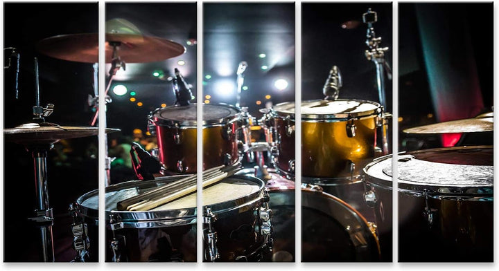 islandburner Bild auf Leinwand Schlagzeug Musik Schule Kinderzimmer Hobbyraum Bilder Wandbilder Post