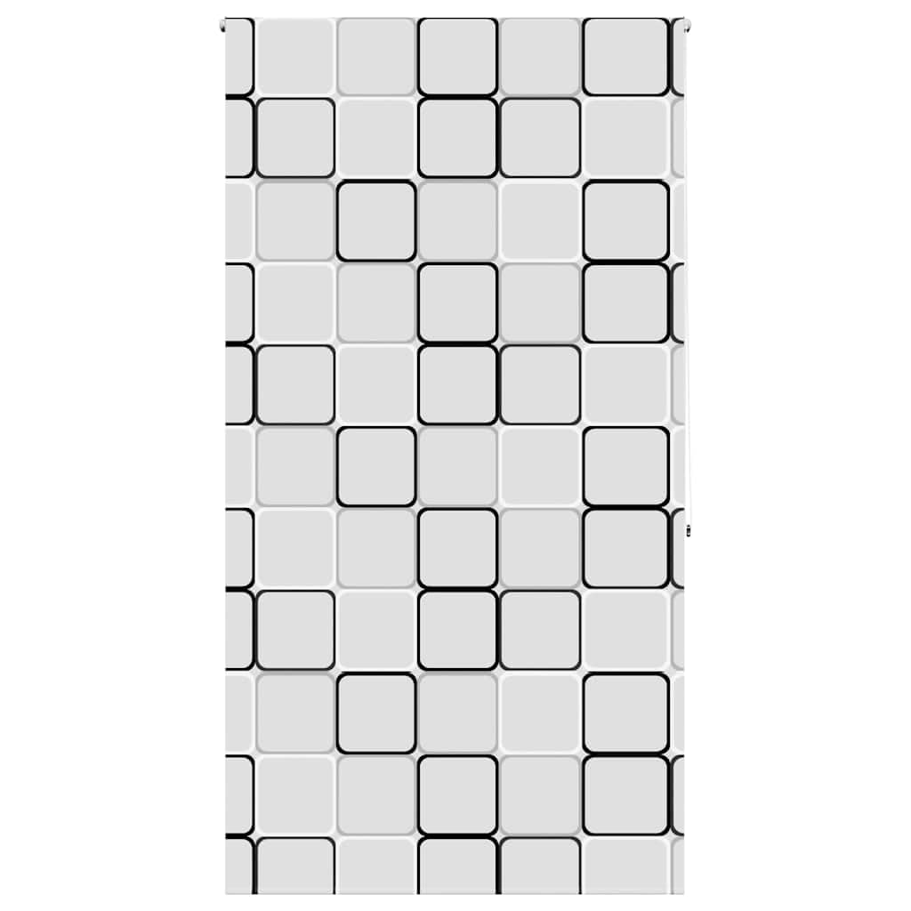 vidaXL Duschrollo 130x240 cm Stoffbreite 126 cm, Duschvorhang, Badewannenvorhang, Seitenzugrollo, Du