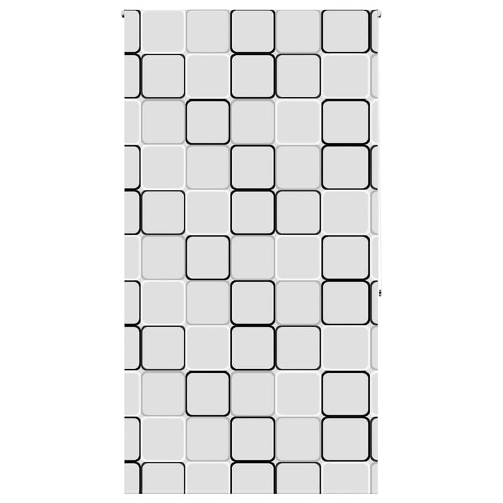vidaXL Duschrollo 130x240 cm Stoffbreite 126 cm, Duschvorhang, Badewannenvorhang, Seitenzugrollo, Du
