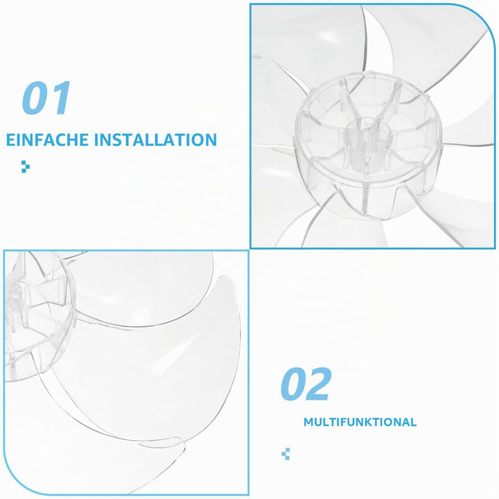 BESTOYARD Universeller Ersatz StandventilatorflüGel Und TischventilatorflüGel Aus Kunststoff 12 Zoll