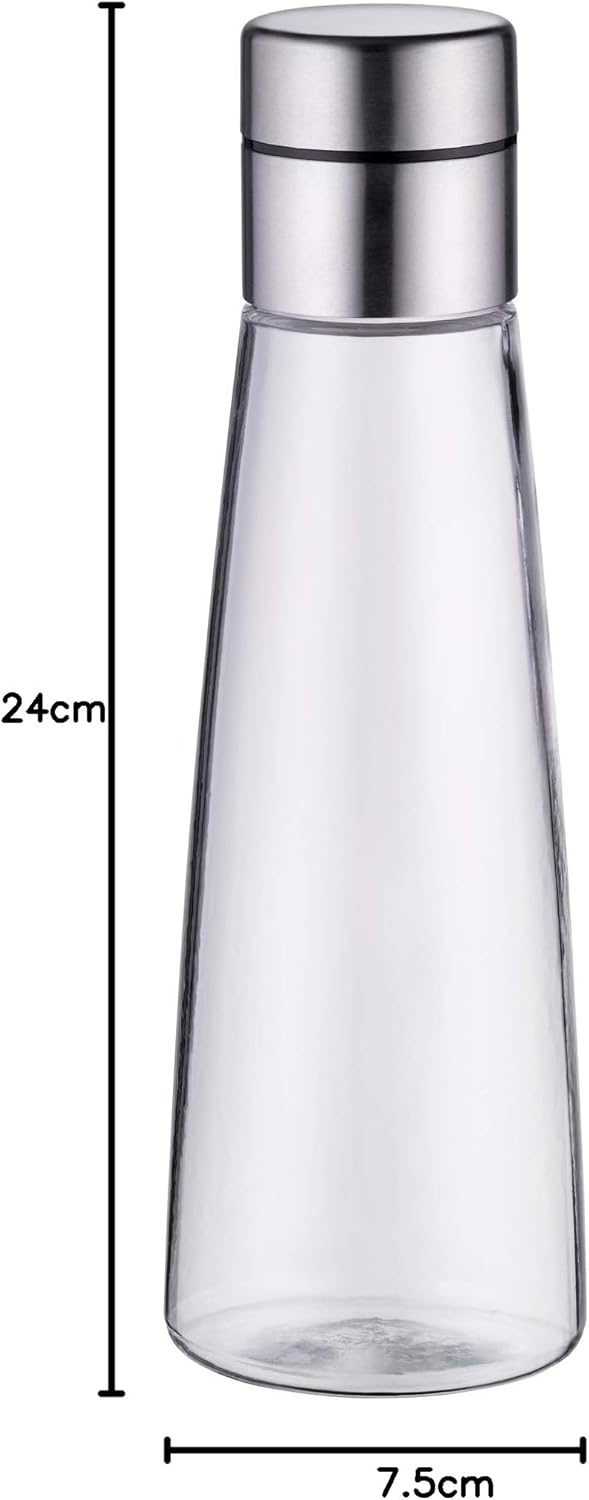 WMF De Luxe Essig-/ Ölspender 500ml, Essig und Öldosierer, Cromargan Edelstahl poliert, Glas, spülma