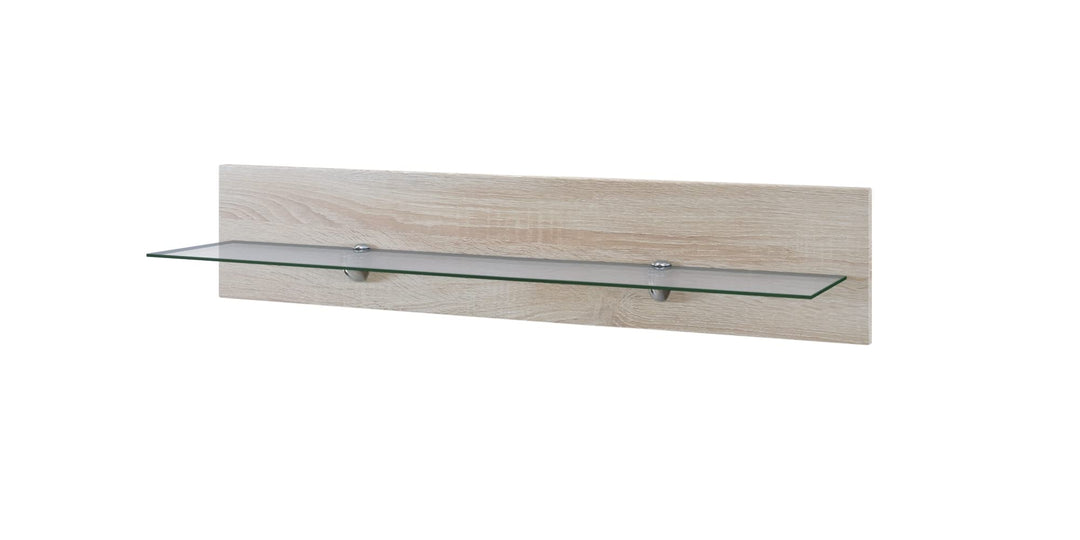 Vladon Wandregal Bari in Eiche sägerau - Modernes Schweberegal (98 x 20 x 19 cm) 98 cm Eiche Sägerau