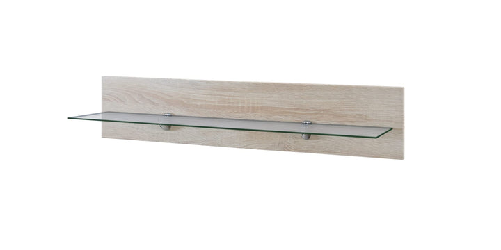 Vladon Wandregal Bari in Eiche sägerau - Modernes Schweberegal (98 x 20 x 19 cm) 98 cm Eiche Sägerau