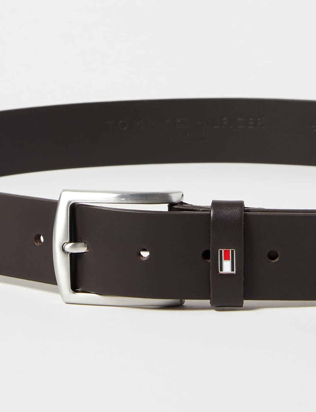 Tommy Hilfiger Herren Gürtel New Denton 3.5 Belt Ledergürtel W80 Braun (Testa Di Moro), W80 Braun (T