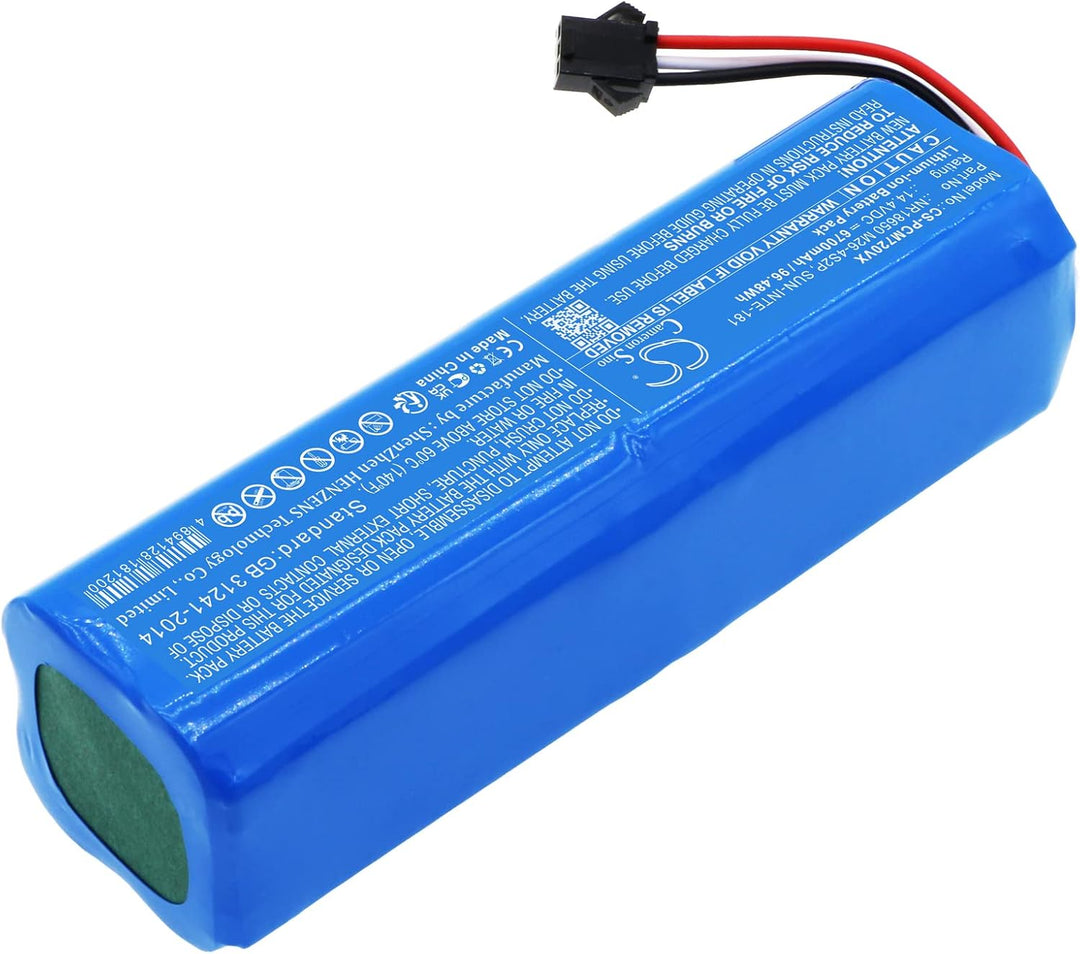 Cameron Sino NEU 6700mAh Ersatz Akku für Proscenic M7 Pro, LDS M7 Pro, M8 Pro, M7 Max, U6, Viomi S9,