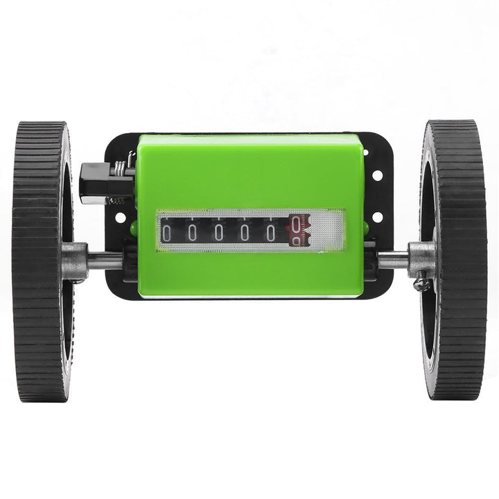 Roller Type Meter Counter, 6 Digit Meter Rollen Mechanischer Längenzähler zum Messen von Textilien,