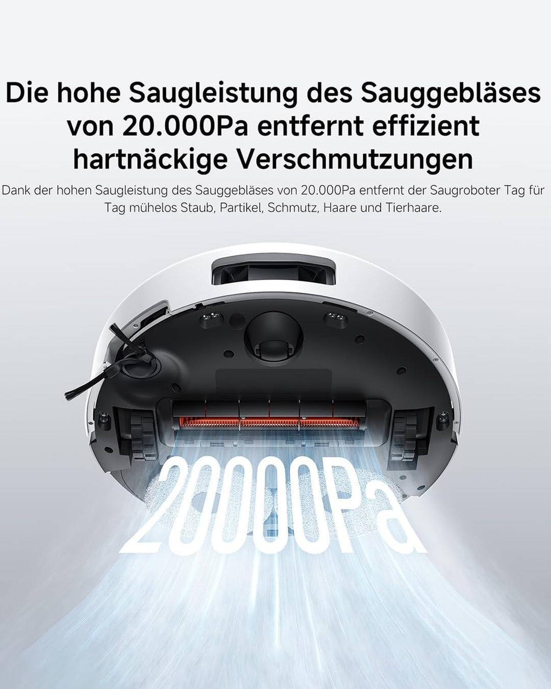 XIAOMI Robot Vacuum 5 Saugroboter - mit Wischfunktion & Staubsauger Roboter, staubsaugroboter，dToF S