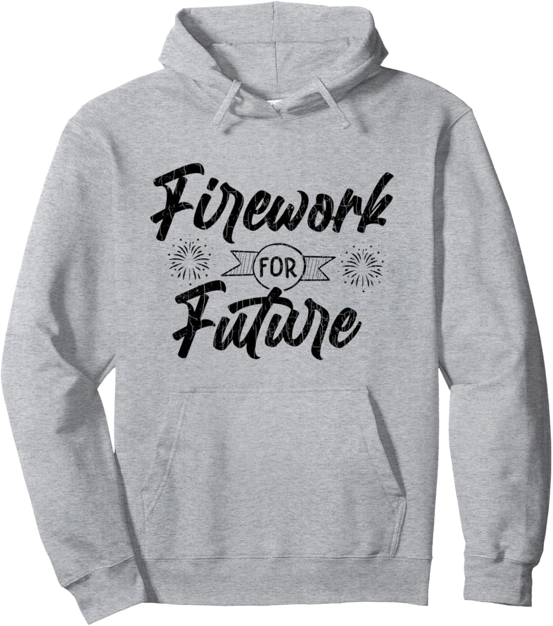 Feuerwerk für Zukunft, lustige Grafik zum 4. Juli Feuerwerk Pullover Hoodie