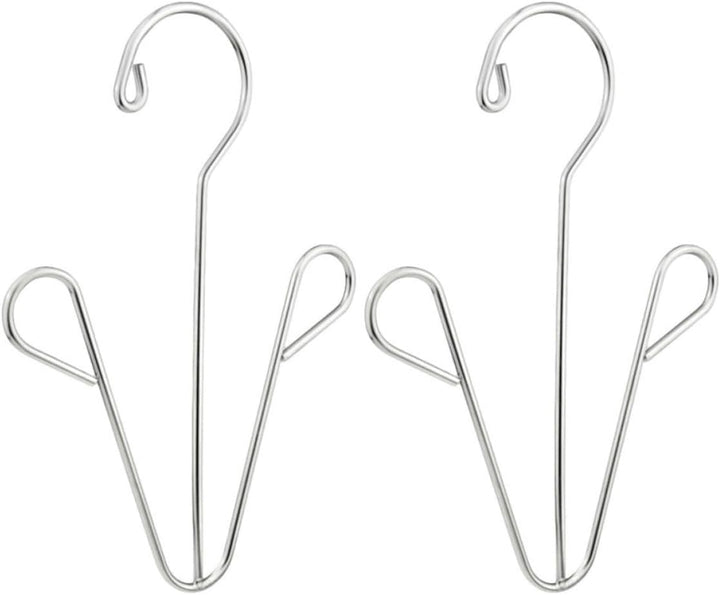 Toddmomy Schuhtrockner zum Aufhängen 4 Stück aus Edelstahl in Silber Leichter Schuhständer Platzspar