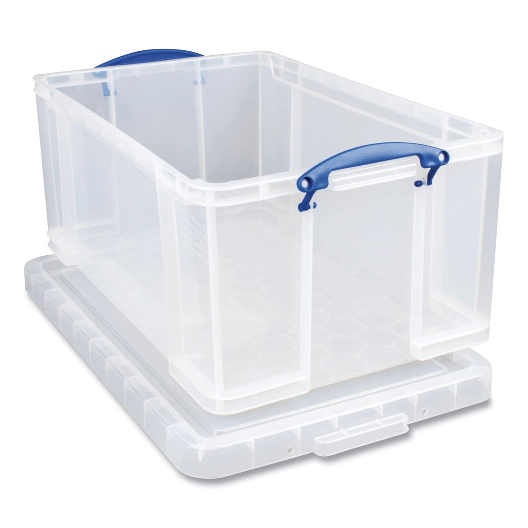 Really Useful Boxen-Set 64C, transparent Einzelbett Farblos Standardverpackung, Einzelbett Farblos S