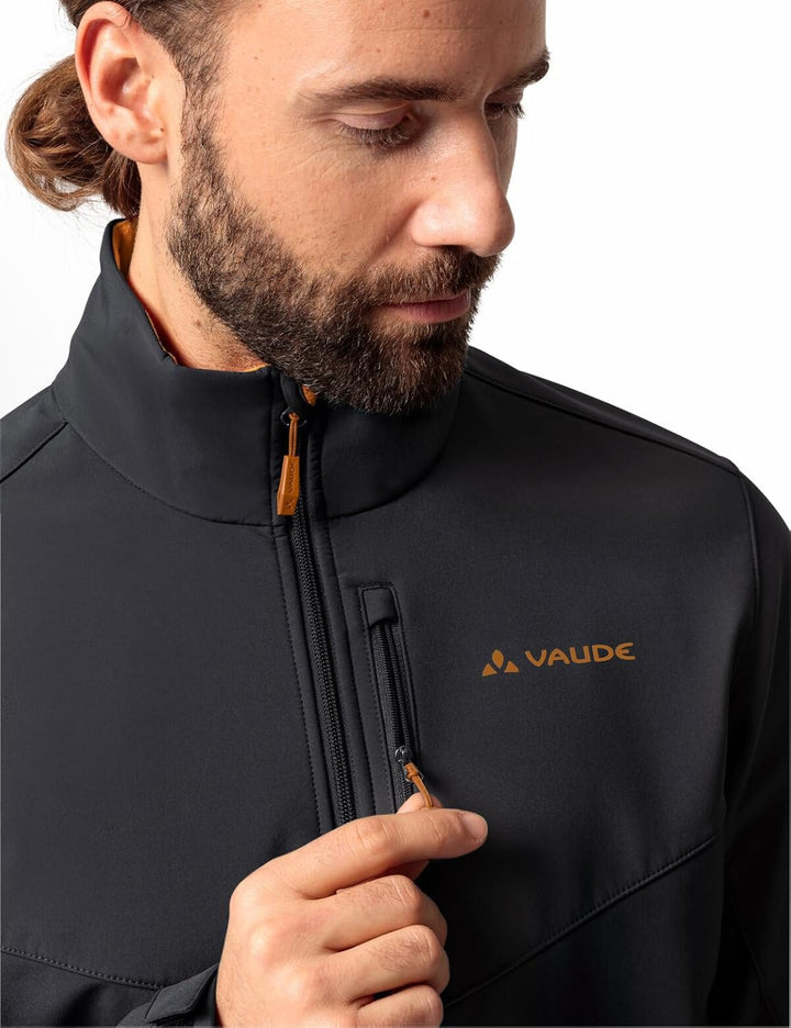 VAUDE Men's Cyclone Jacket VI - Softshelljacke Herren S black/silt brown, S black/silt brown
