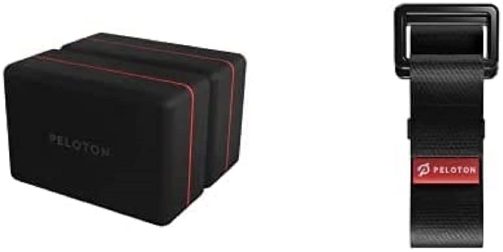 Peloton Yoga-Blöcke Yoga block and Yoga band, Yoga block and Yoga band