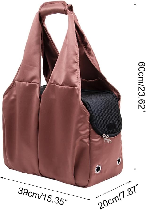 Handtasche für kleine Hunde, Katzen und Welpen, Weiche Hunde-Reisetasche, Faltbar Leicht Tragetasche