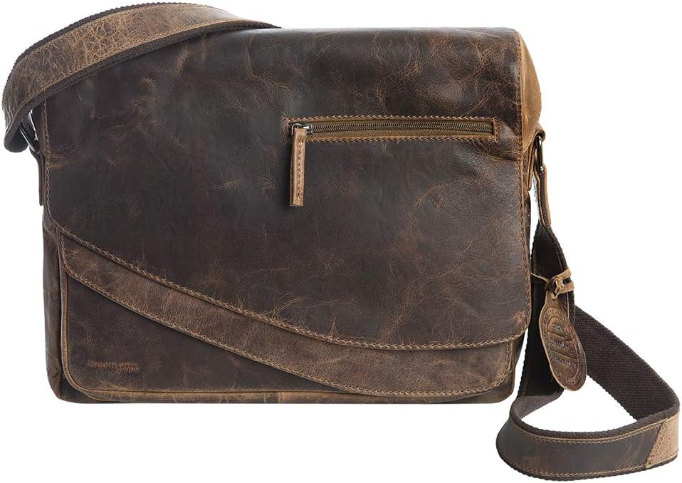 Greenland Nature Montana Umhängetasche I Leder 35 cm