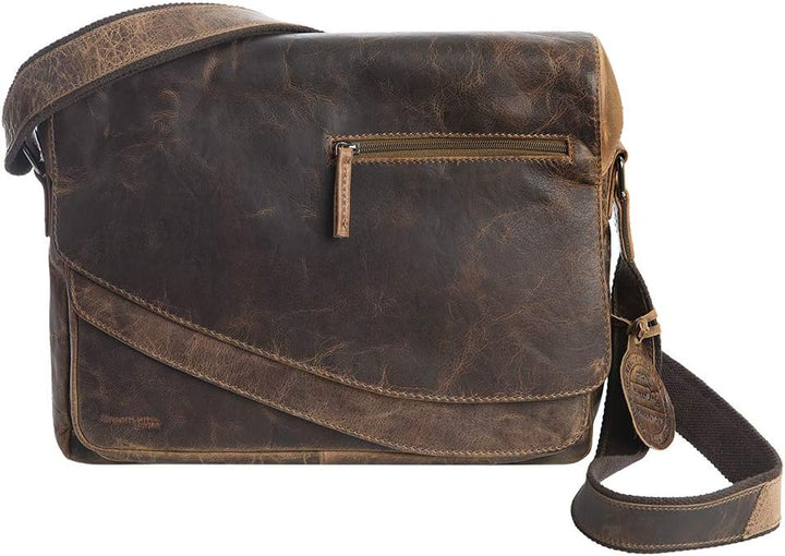 Greenland Nature Montana Umhängetasche I Leder 35 cm