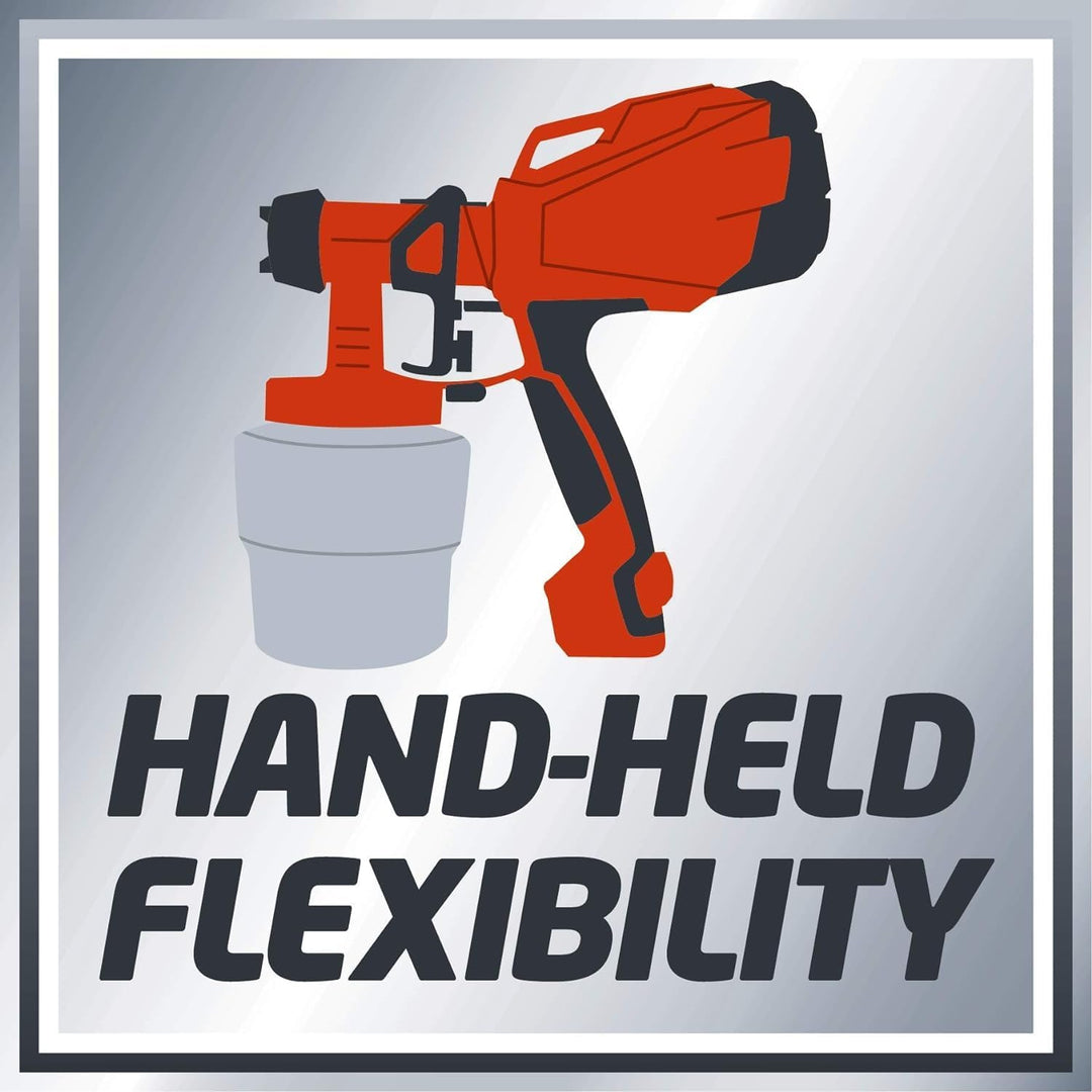 Einhell elektrisches Farbsprühsystem TC-SY 500 P (500 W, für kleine und mittelgrosse Arbeitsflächen