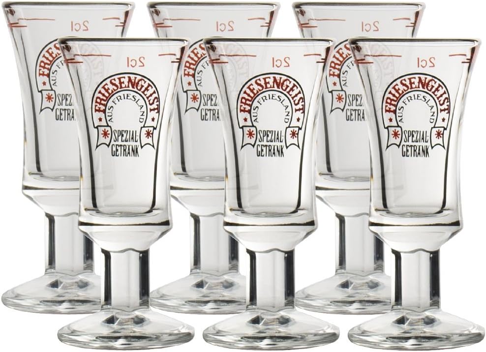 Friesengeist mit Eichstrich 2 cl 6 Stück