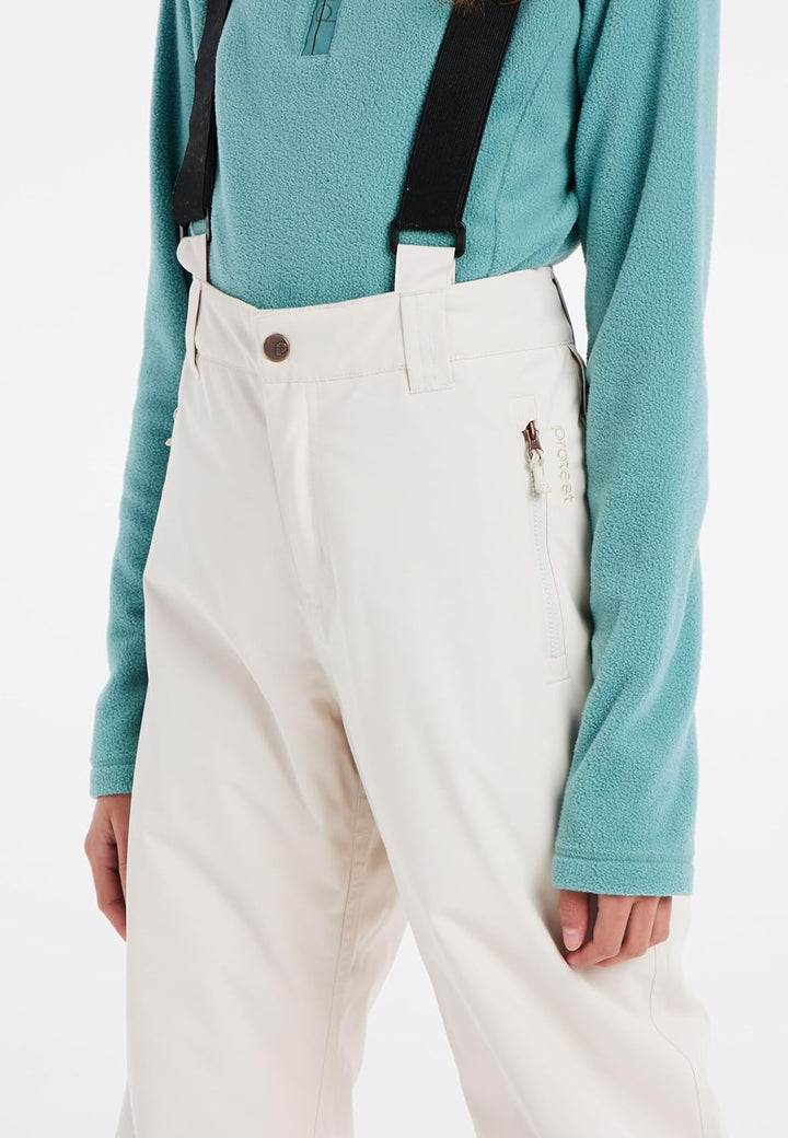 Protest Mädchen Ski- Und Snowboardhose Sunny JR 104 Kitoffwhite, 104 Kitoffwhite