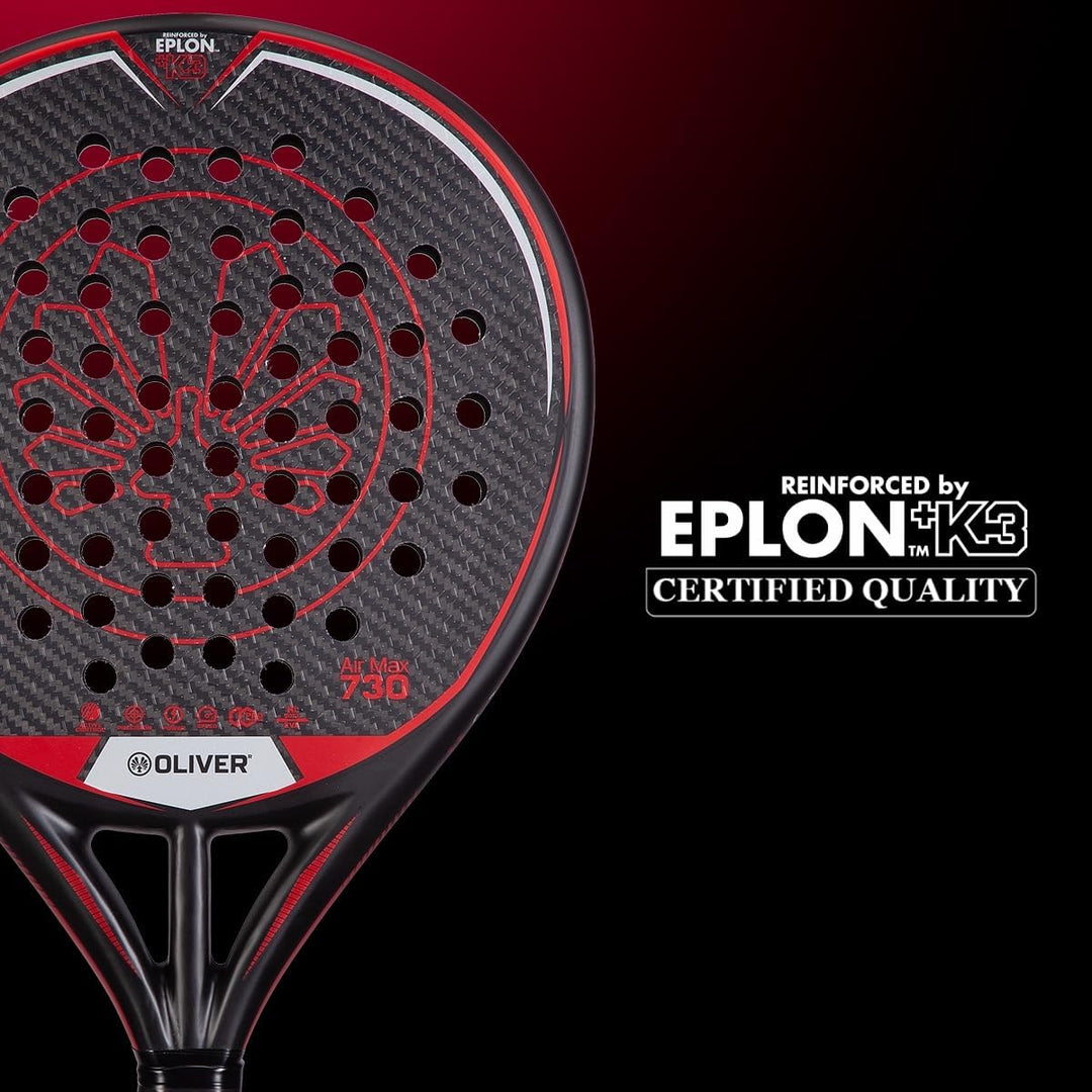 Oliver Padel Schläger Air Max 730 für fortgeschrittene Spieler - Woven Epolon-K3 - Eva Hi-Soft - Run