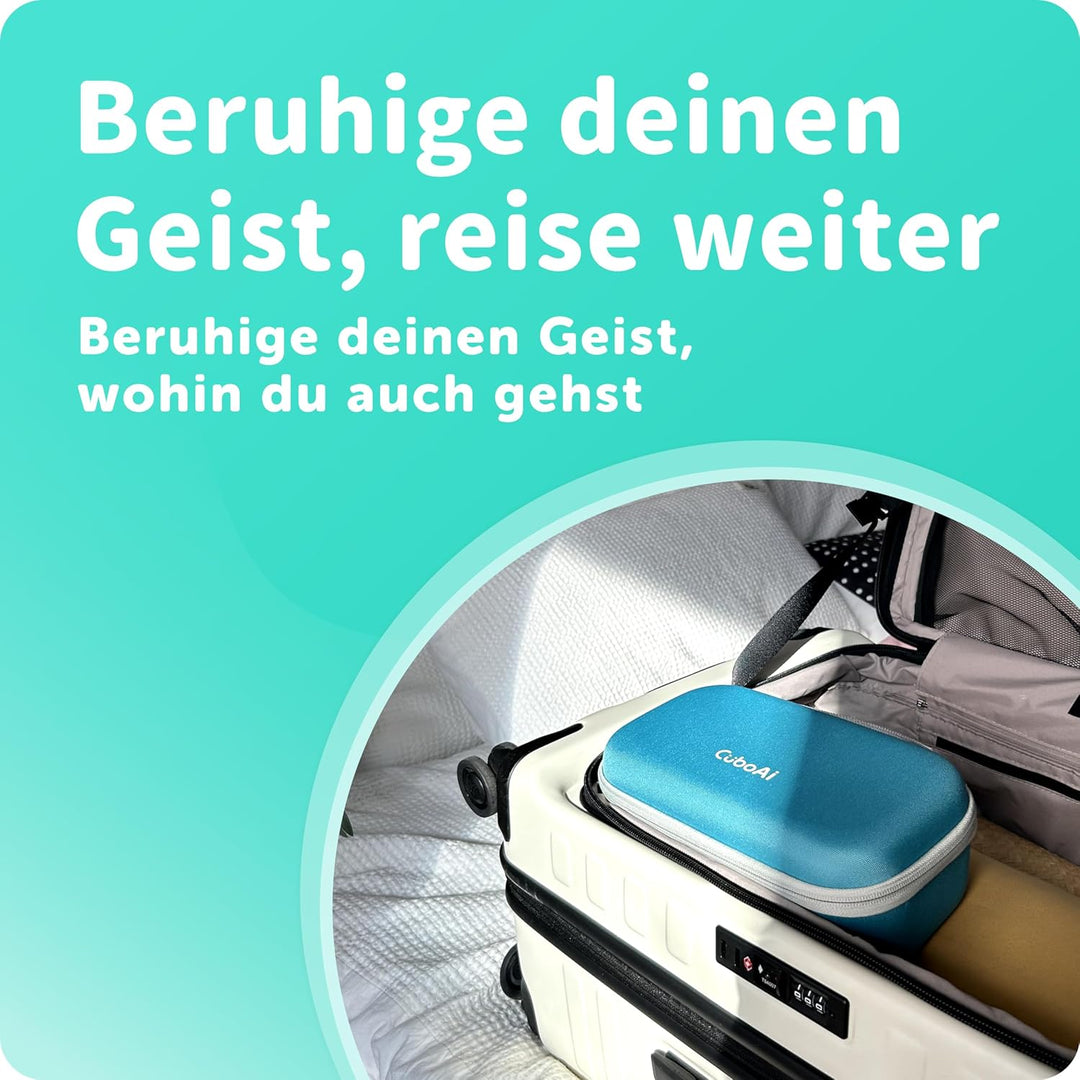 CuboAi Reisekoffer | Schutzhülle für CuboAi Smart Babyphone, Mobile Ständer und Zubehör | Tranquil B