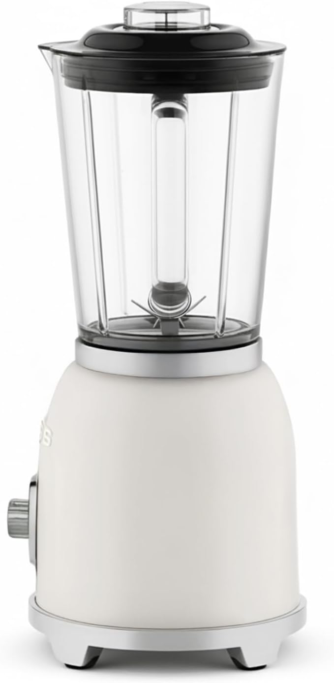 SWEISS Blender Smoothie Vintage MXV8, 2 Geschwindigkeiten und Pulsfunktion, 6 Edelstahlklingen, 1,5-