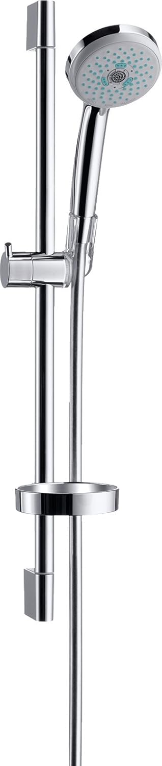 hansgrohe Croma 100 Duschset 0,65m, 3 Strahlarten, Chrom Chrom 0,65m Set 3 Strahlarten, Chrom 0,65m