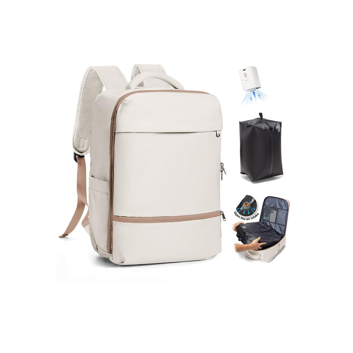 SZLX Grosser Reiserucksack Damen,Vakuum Rucksack mit Pumpe Ryanair Handgepäck 40x30x20 Herren, Wizza