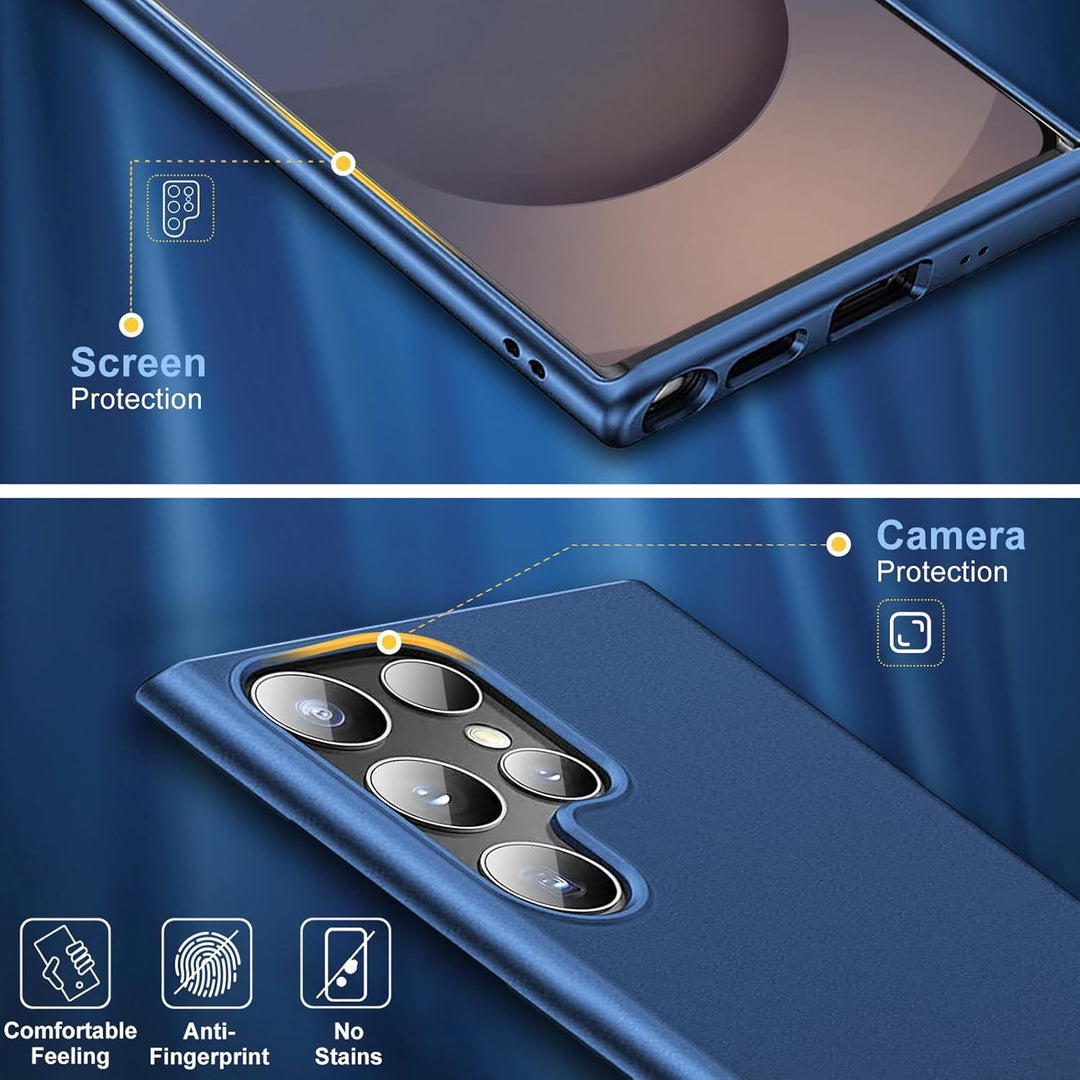 sqgylgl Ultradünne Hülle für Samsung Galaxy S25 Ultra 5G, Extrem Dünn Matte S25 Ultra Handyhülle PC