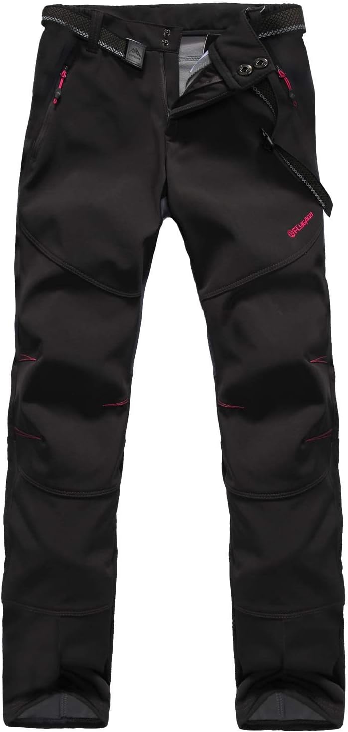 Damen Outdoorhose Softshellhose Wanderhose Gefüttert Fleece Warm Wasserdicht Winddicht Softshell Win