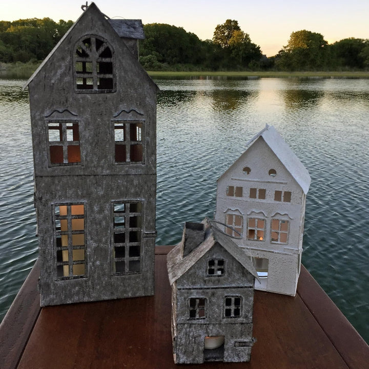 Boltze Laternen Set Firenza (Windlichter 3-teilig, stilvolles Design, Lichthaus, ohne Kerzen, Dekora