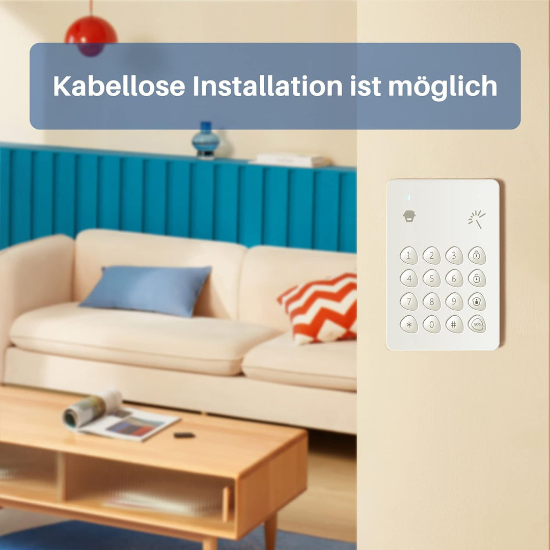 Chuango KP-700 - Kabelloses RFID Keypad zum EIN- und Ausschalten von Chuango Alarmsystemen, 12 V