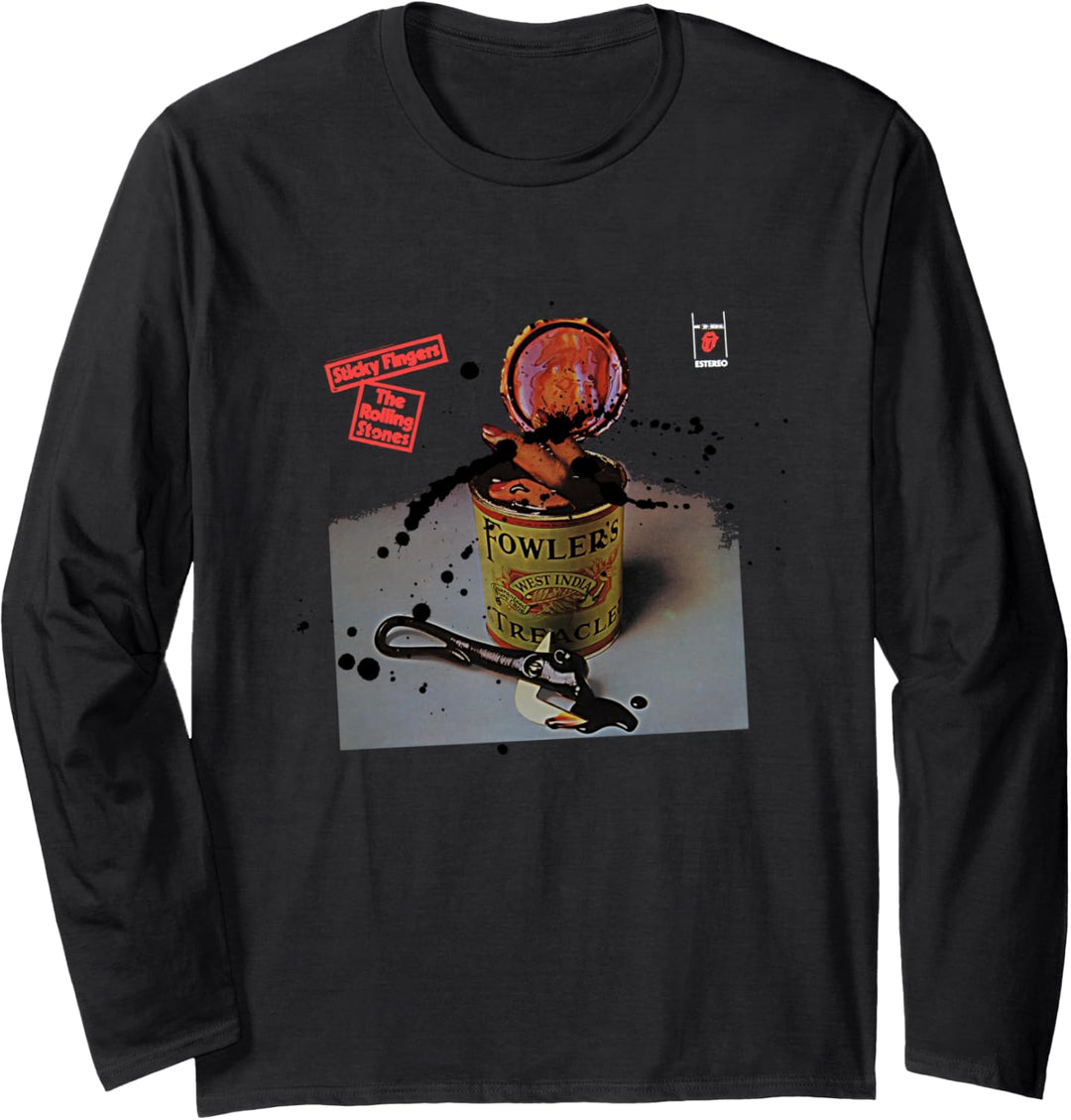 Rolling Stones Offizielles Sticky Black Treacle Langarmshirt