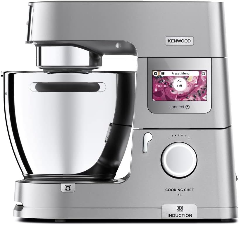 Kenwood Küchengeräte Knethaken aus Edelstahl KAT72.000SS, Zubehör für Kenwood Küchengeräte Küchenmas