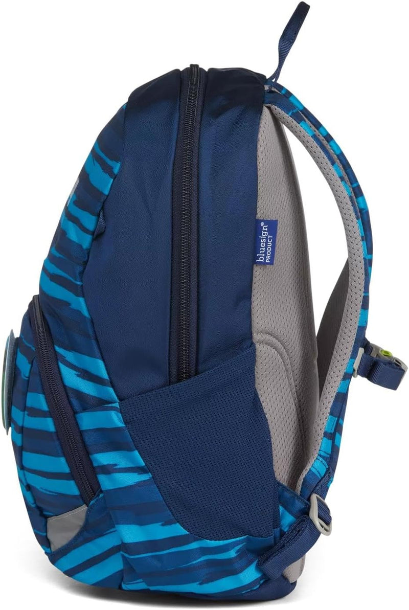 ergobag Unisex Kinder Ease Large Kids Backpack Rucksack Einheitsgrösse Bärt - Blau, Einheitsgrösse B